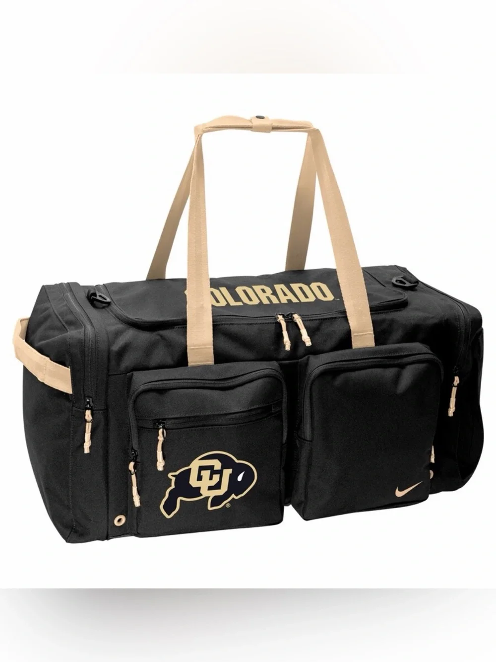 Nike 2024 Colorado Buffaloes Football Utility Power Duffel Bag Team Issued NEW